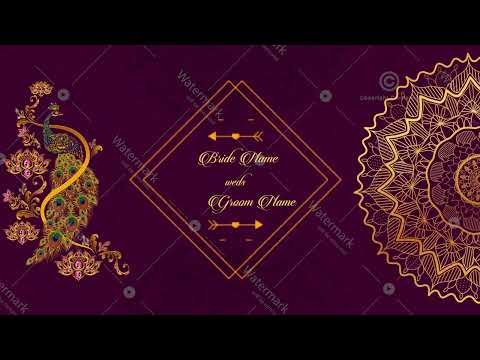 Wedding Invitation Video Templates