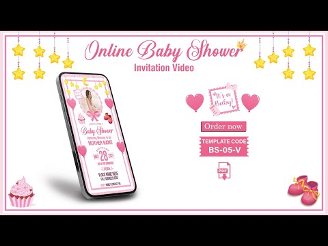 Baby Shower Video Invitation