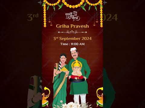 Ganesh Chaturthi Invitation Video