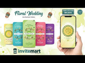 Floral Wedding Invitation Video Online | Multi-Day Event Design with V ...
