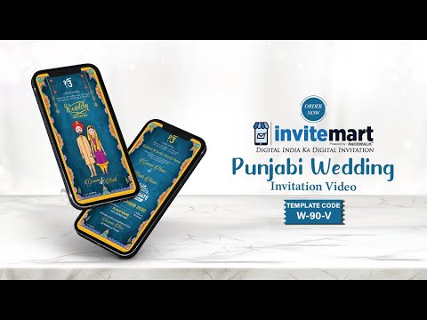 Punjabi Wedding Invitation Video