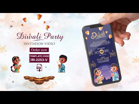 Diwali Invitation Video 