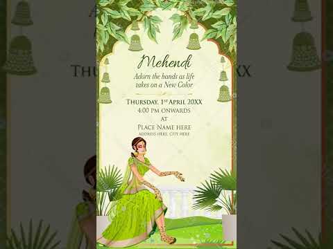 Royal Indian Wedding Invitation Video