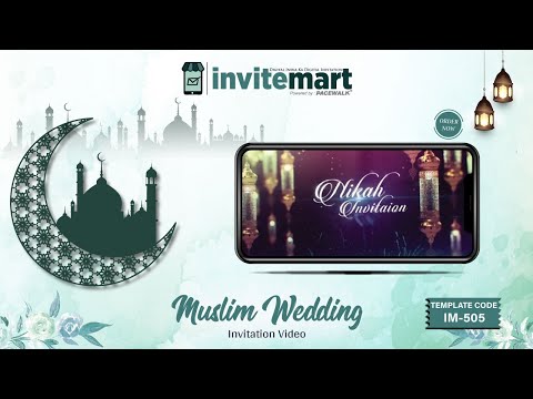 Nikah Invitation Video Maker 