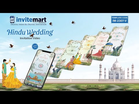 Wedding Digital Invitation Video 
