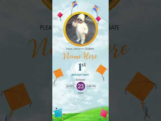 Birthday Invitation Video Template