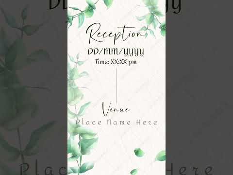 Digital Save the Date Wedding Invite 