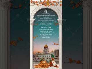 Anand Karaj Wedding Video Invitation