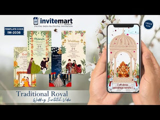 Indian Traditional Wedding Invitation Video Templates 