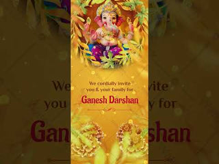 Ganesh Pooja Invitation Video