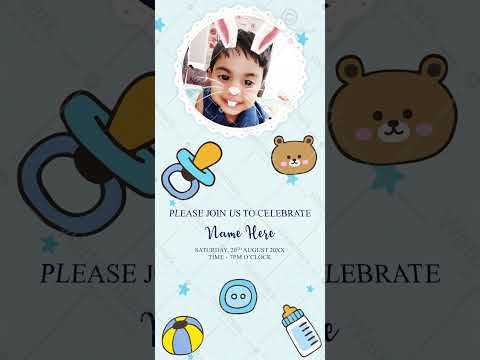 Online Birthday Invitation Video
