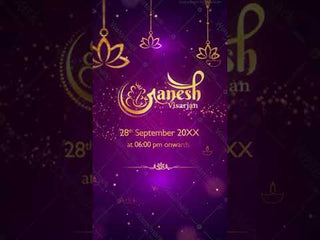 Custom Ganpati Invitation Video