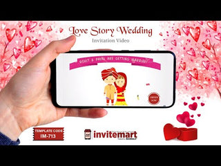 Love Story Wedding Invitation Video