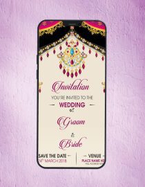 Indian Wedding Invitation Groom Side eCard