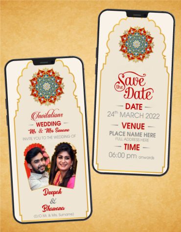 Marwari Style Wedding Invitation Templates