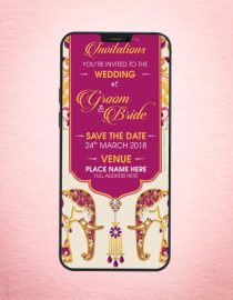 Rajasthani Style Wedding Invitation eCards