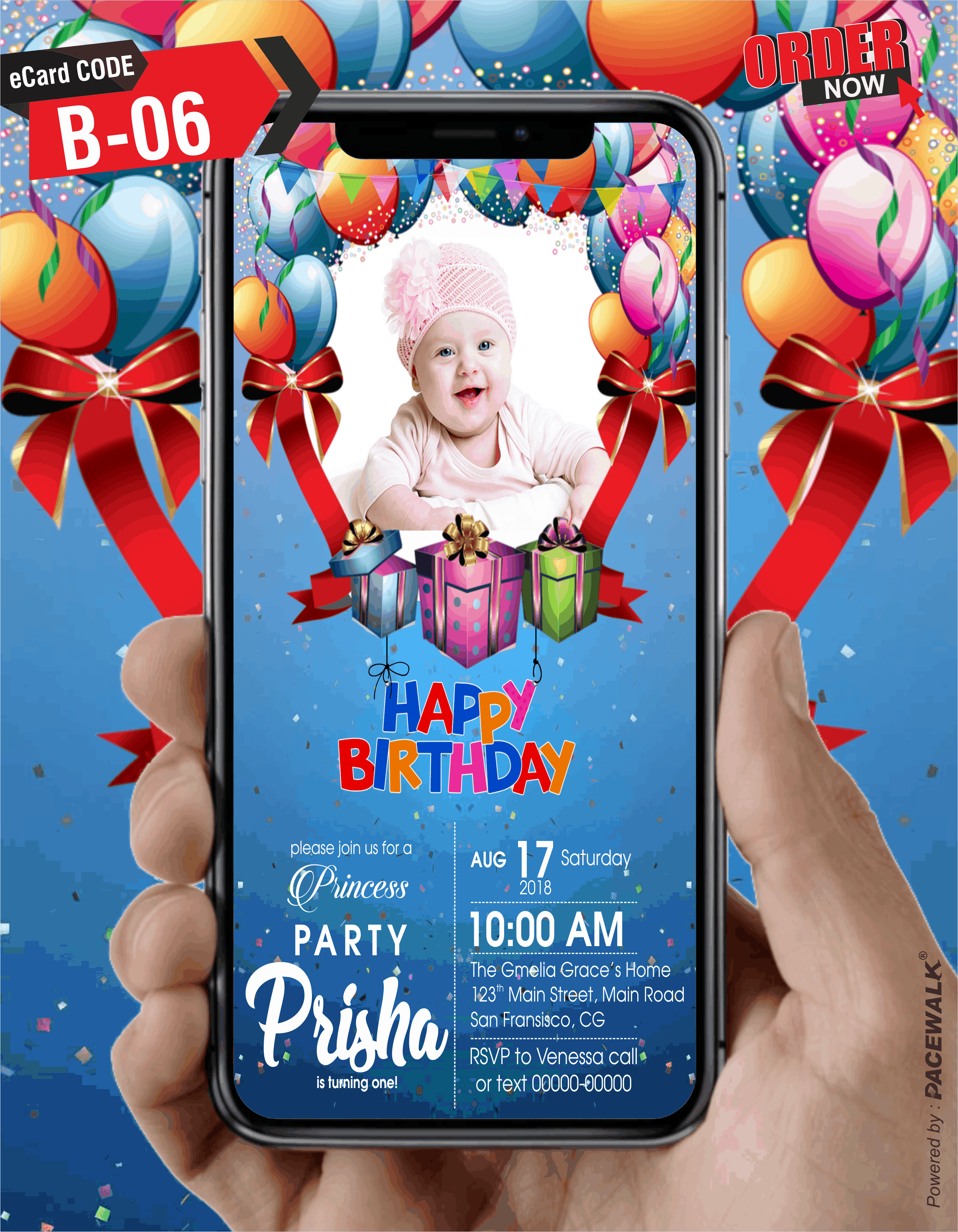 Birthday Invitation Card Maker Online Free Without Watermark