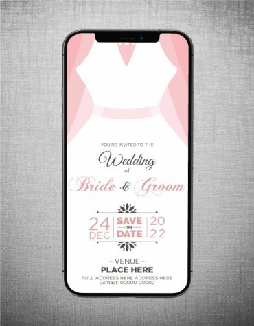 Latest Wedding Invitation eCards Bride Side