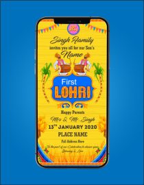 Lohri Invitation eCard