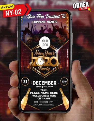 New Year Evening Party Invitation