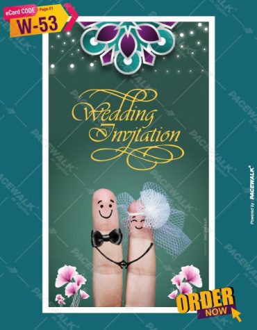 Cute Wedding Invitation card online