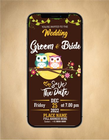 Love Bird Wedding Invitations