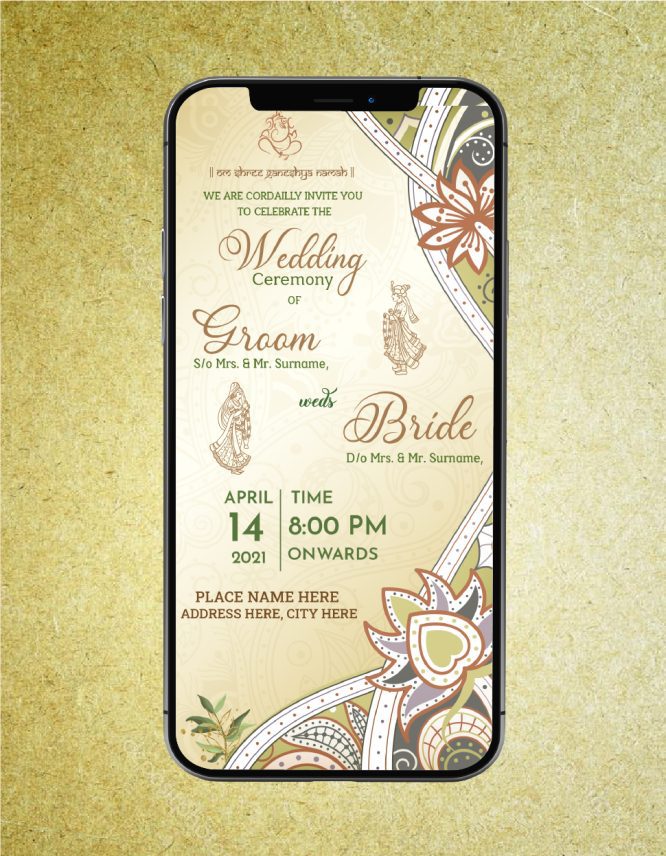Hindu Wedding Invitation Template