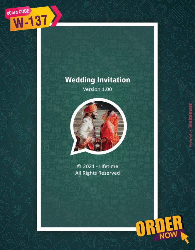 WhatsApp Theme Wedding Invitation