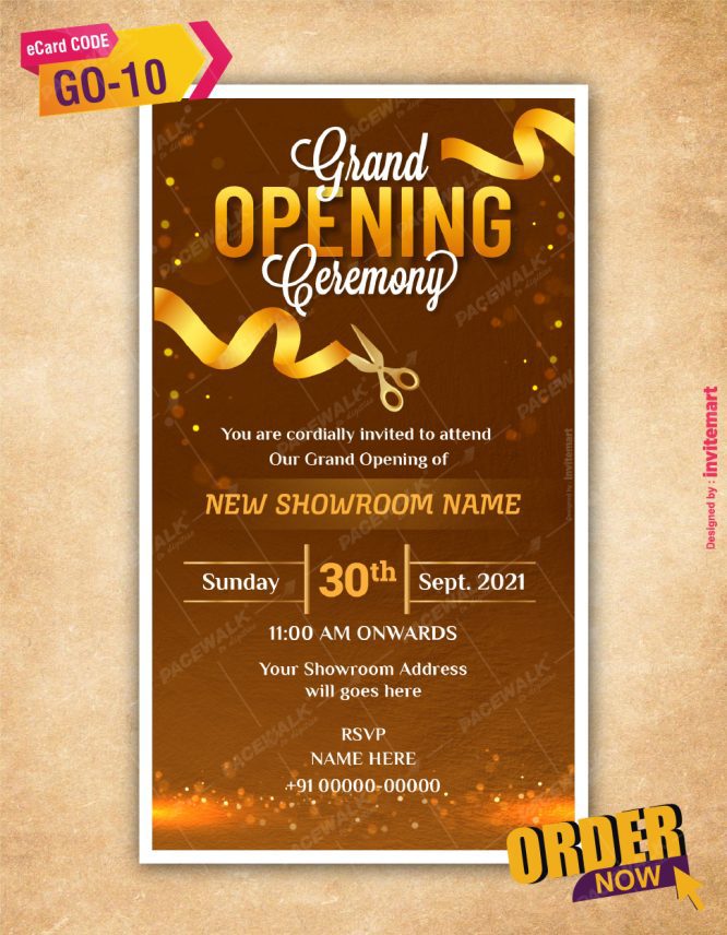 Grand Opening Invites