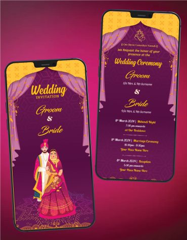 Hindu Traditional Wedding Invitation