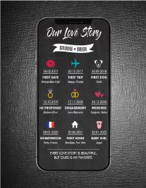 Creative Journey of Love Story Card