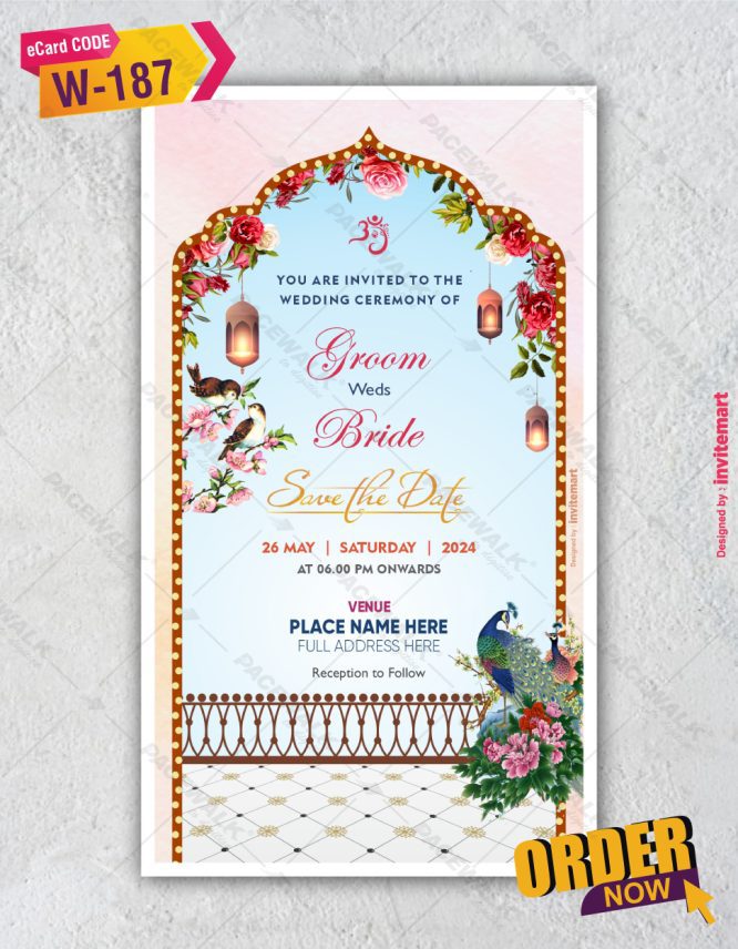 Indian Traditional Wedding Invitation card