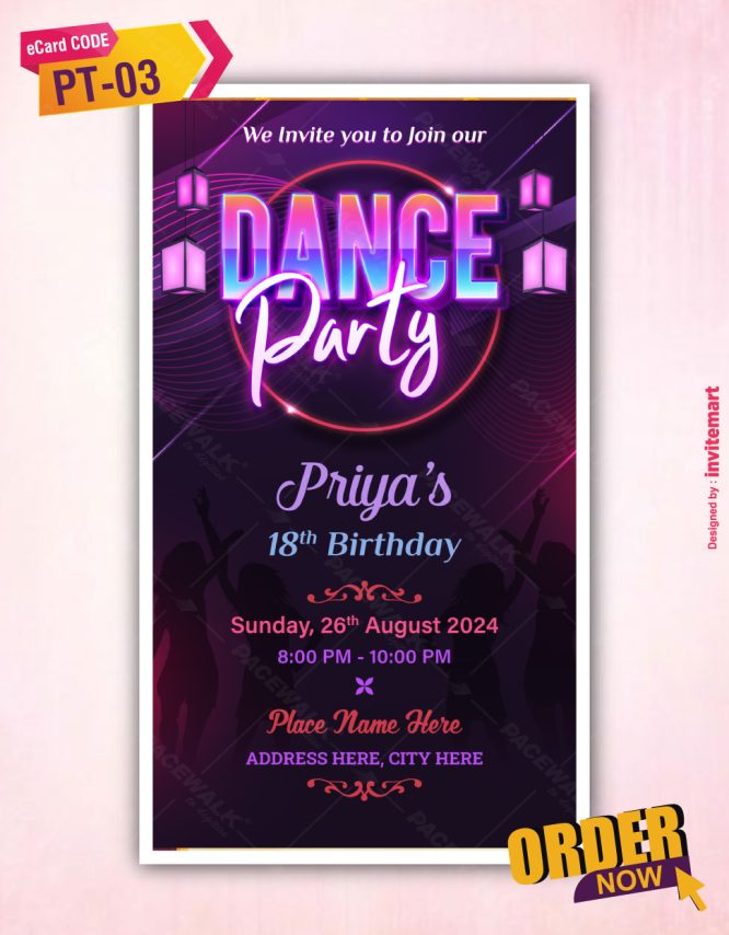 Best Dance Party Invitation Ecard