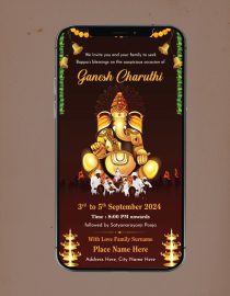 Ganesh Chaturthi Invitation
