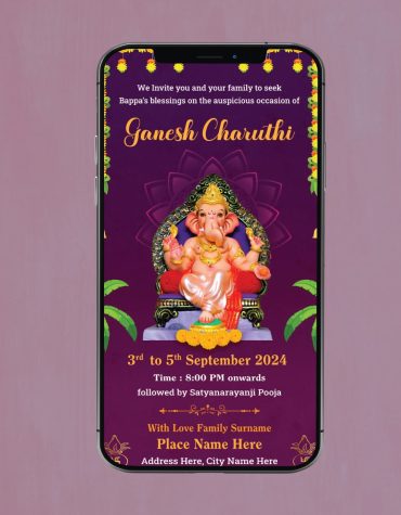 Ganesh Chaturthi Invites