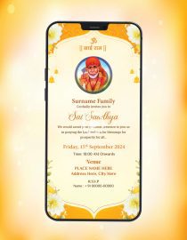Sai Bhajan Sandhya Invitation Video