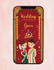 South Indian Wedding Invitation Video