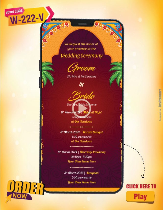Tamil Wedding Invitation Video