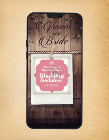 Wooden Theme Wedding Invitation Video