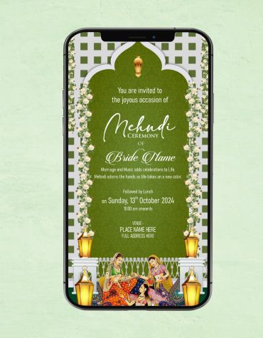 Mehndi Ceremony Invite