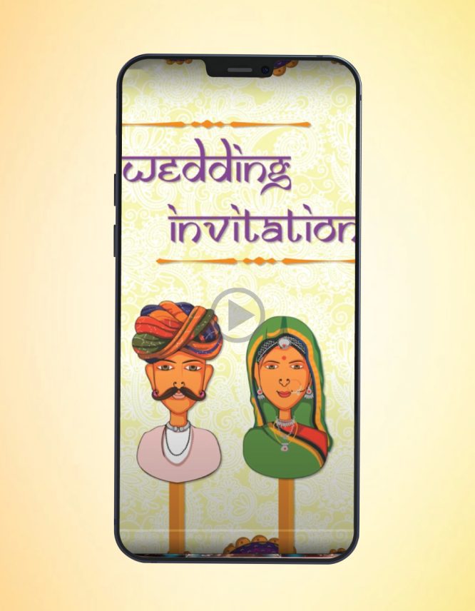 Rajasthani Marwari Wedding Invitation Video