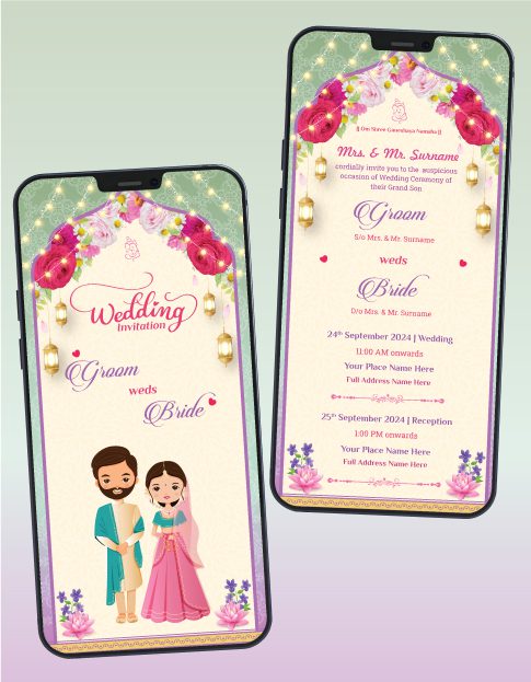 Floral Wedding Invitation Templates