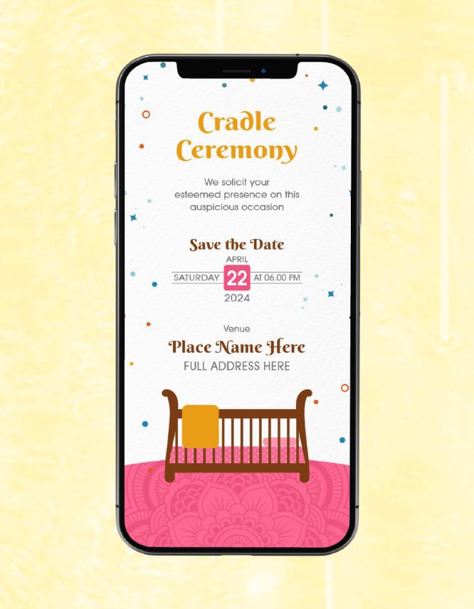 Cradle Ceremony Invite