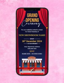 Showroom Grand Opening Invitation