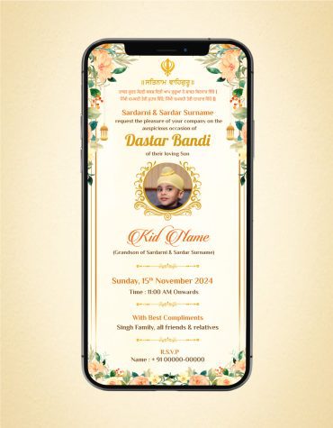 Dastar Bandi Invitation