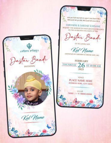 Dastar Bandi Invitation PDF