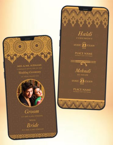 Traditional Marriage Invitation