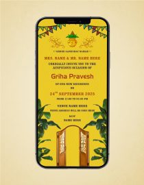 Griha Pravesh Invitation Card