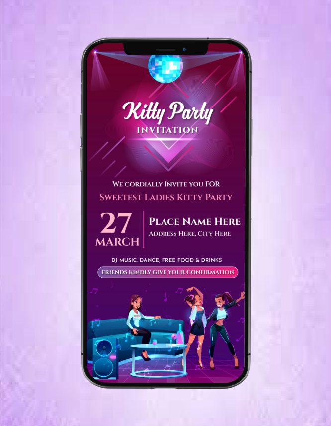 Kitty Party Invitation