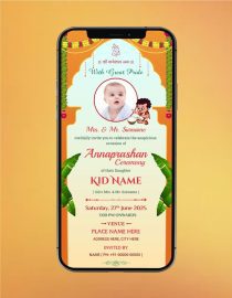 Annaprashan Invitation